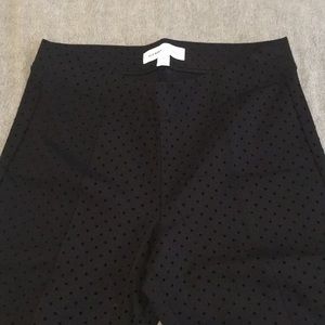 Black polka dot Stevie Pant Size L Tall